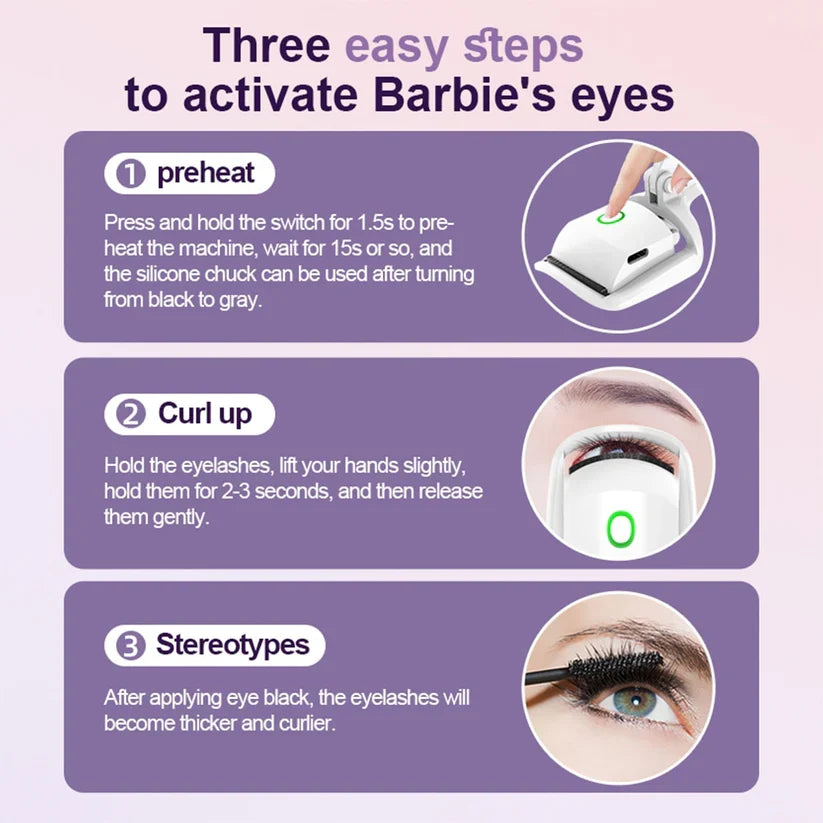 Electric Heated Lash Styler – Long-Lasting Lift in Seconds ✅