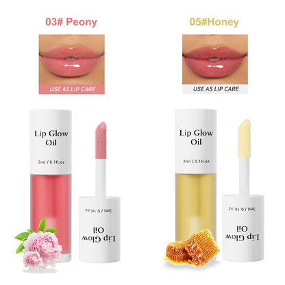 💗LAST DAY - BUY 1 GET 1 FREE💋Get the Perfect Pout✨Tinted Lip Glow Oil & Stain- For Lush, Hydrated Lips with a Natural Glow! 💖