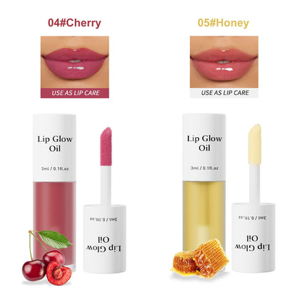 💗LAST DAY - BUY 1 GET 1 FREE💋Get the Perfect Pout✨Tinted Lip Glow Oil & Stain- For Lush, Hydrated Lips with a Natural Glow! 💖