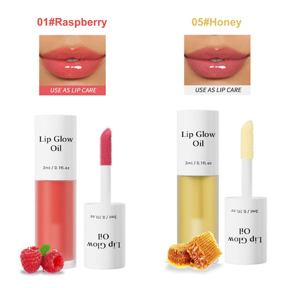 💗LAST DAY - BUY 1 GET 1 FREE💋Get the Perfect Pout✨Tinted Lip Glow Oil & Stain- For Lush, Hydrated Lips with a Natural Glow! 💖