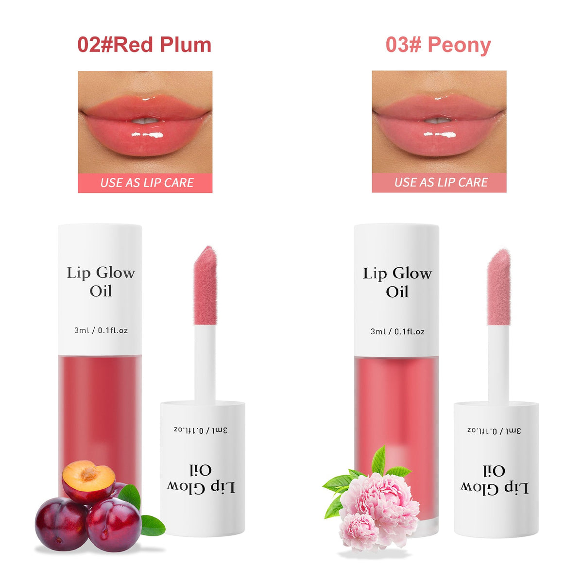 💗LAST DAY - BUY 1 GET 1 FREE💋Get the Perfect Pout✨Tinted Lip Glow Oil & Stain- For Lush, Hydrated Lips with a Natural Glow! 💖