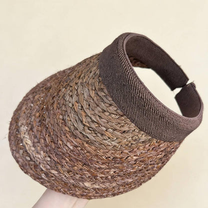Breathable Raffia Sun Visor