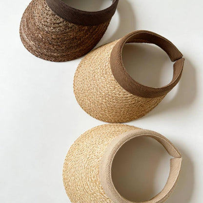 Breathable Raffia Sun Visor