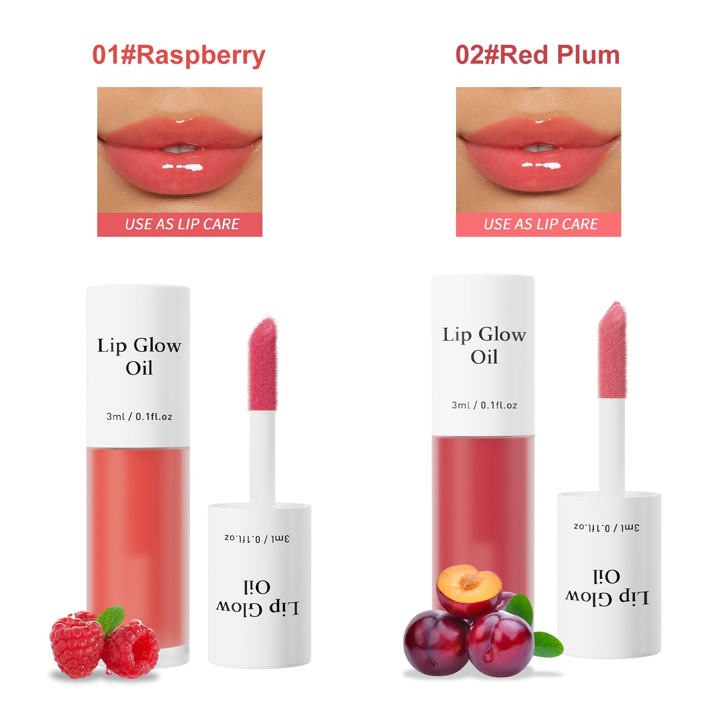 💗LAST DAY - BUY 1 GET 1 FREE💋Get the Perfect Pout✨Tinted Lip Glow Oil & Stain- For Lush, Hydrated Lips with a Natural Glow! 💖