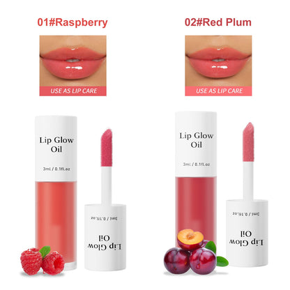 💗LAST DAY - BUY 1 GET 1 FREE💋Get the Perfect Pout✨Tinted Lip Glow Oil & Stain- For Lush, Hydrated Lips with a Natural Glow! 💖