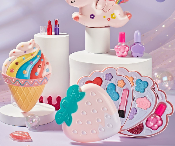 Kids Pretend Makeup Toy Set