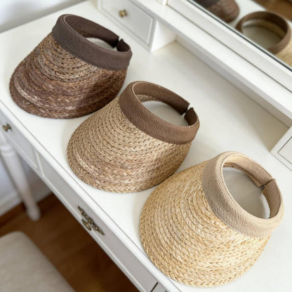 Breathable Raffia Sun Visor