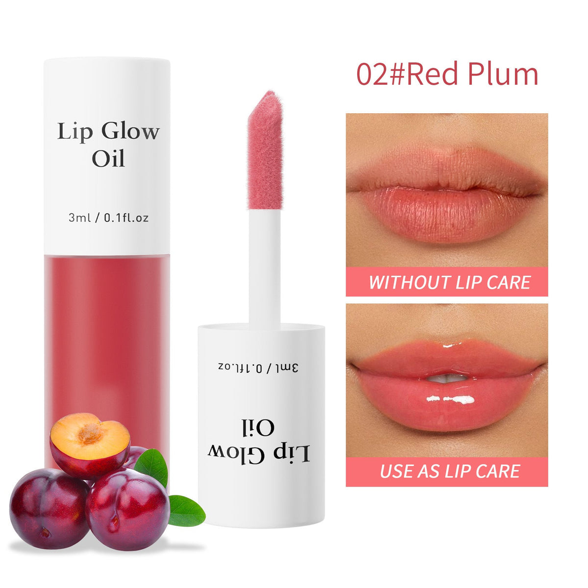 💗LAST DAY - BUY 1 GET 1 FREE💋Get the Perfect Pout✨Tinted Lip Glow Oil & Stain- For Lush, Hydrated Lips with a Natural Glow! 💖
