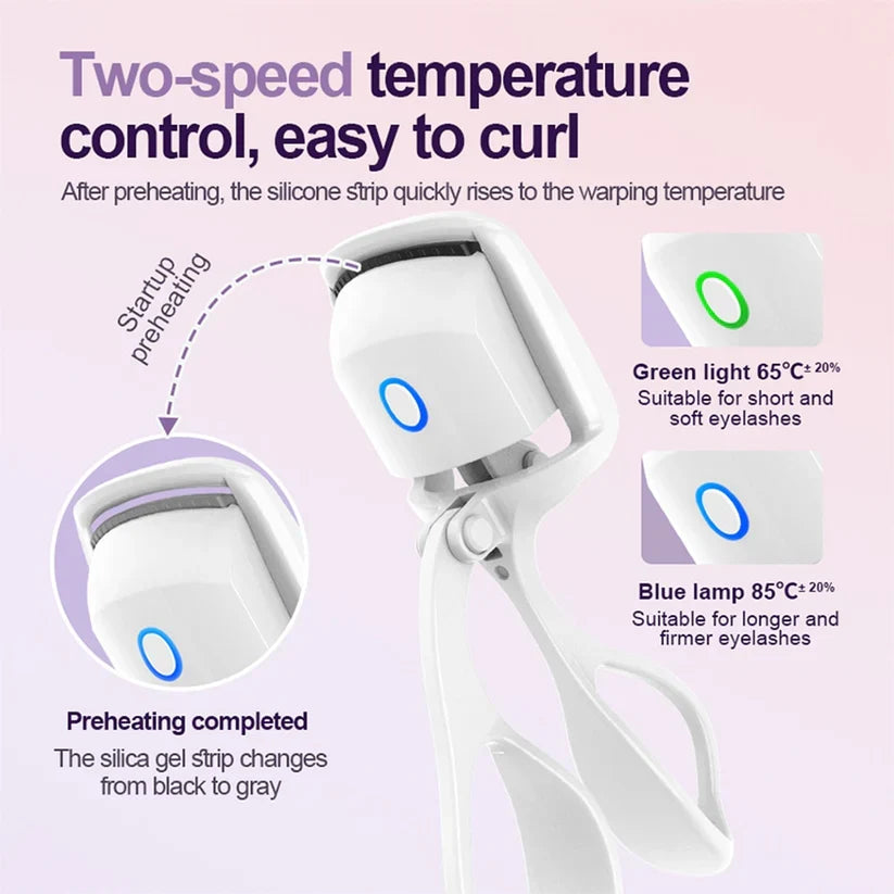 Electric Heated Lash Styler – Long-Lasting Lift in Seconds ✅