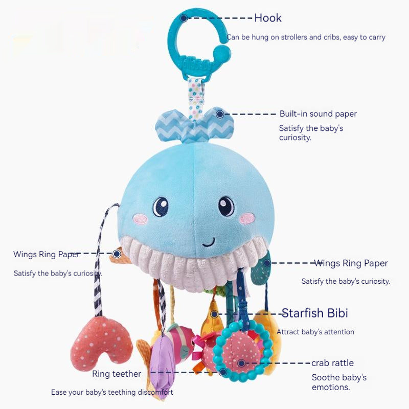 Whale Baby Hanging Activity Toy