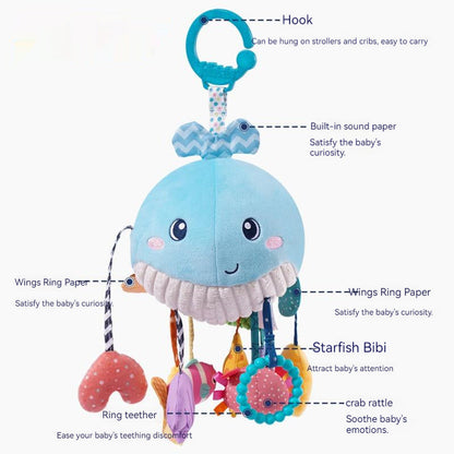Whale Baby Hanging Activity Toy